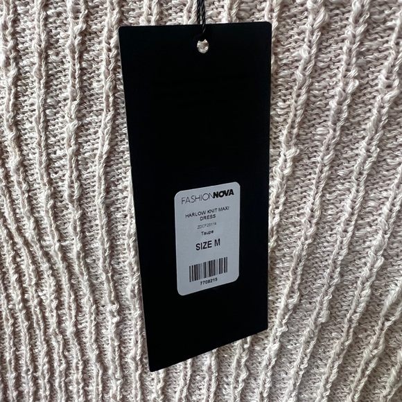 Fashion Nova Taupe Ribbed Knit Dress - Picture 4 of 11